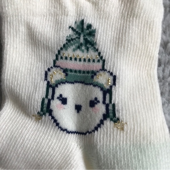 Gymboree All Spruced Up ~ 2T-3T Socks, headband & hair bows green ~ lot of 3 - Picture 7 of 10